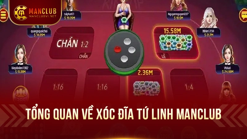 Xóc Đĩa Tứ Linh ManClub - Luật Chơi Dễ, Thắng Lớn 1 Tổng quan về Xóc đĩa tứ linh ManClub